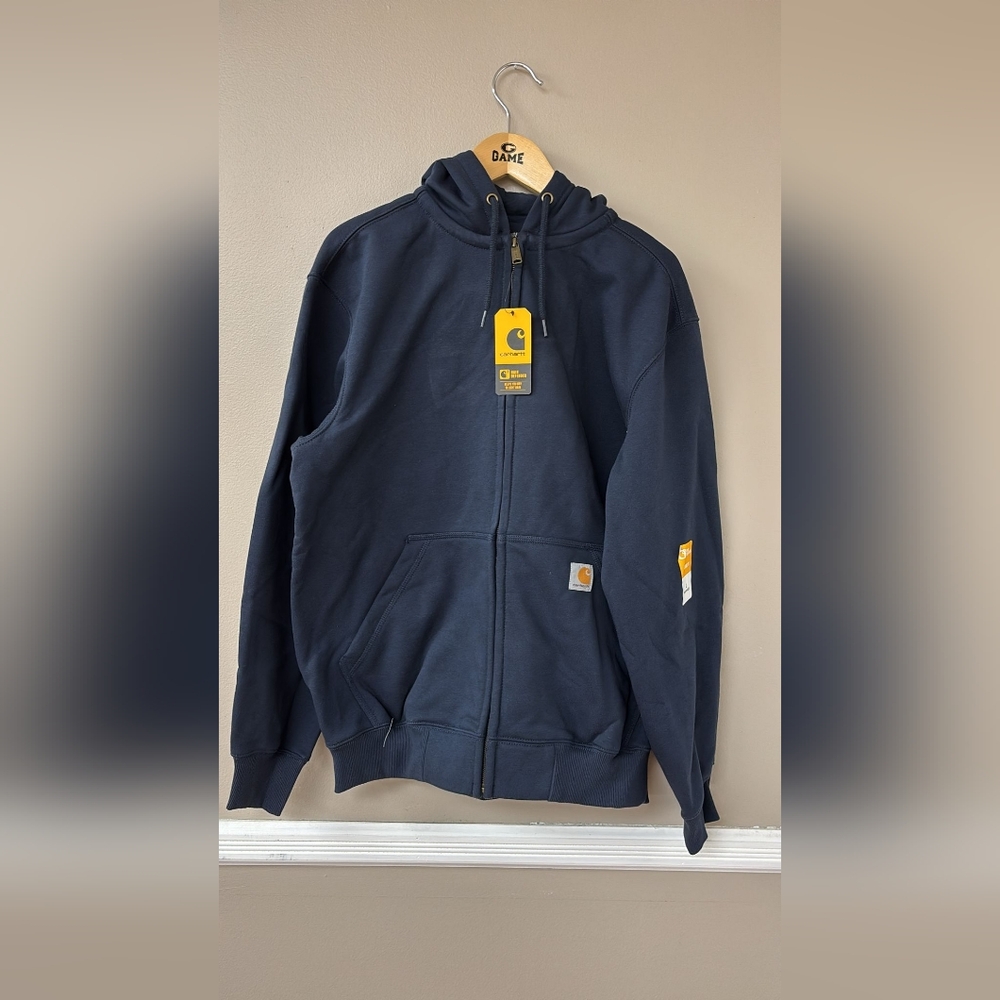 Carhartt Dark Blue Zip-Up Hoodie